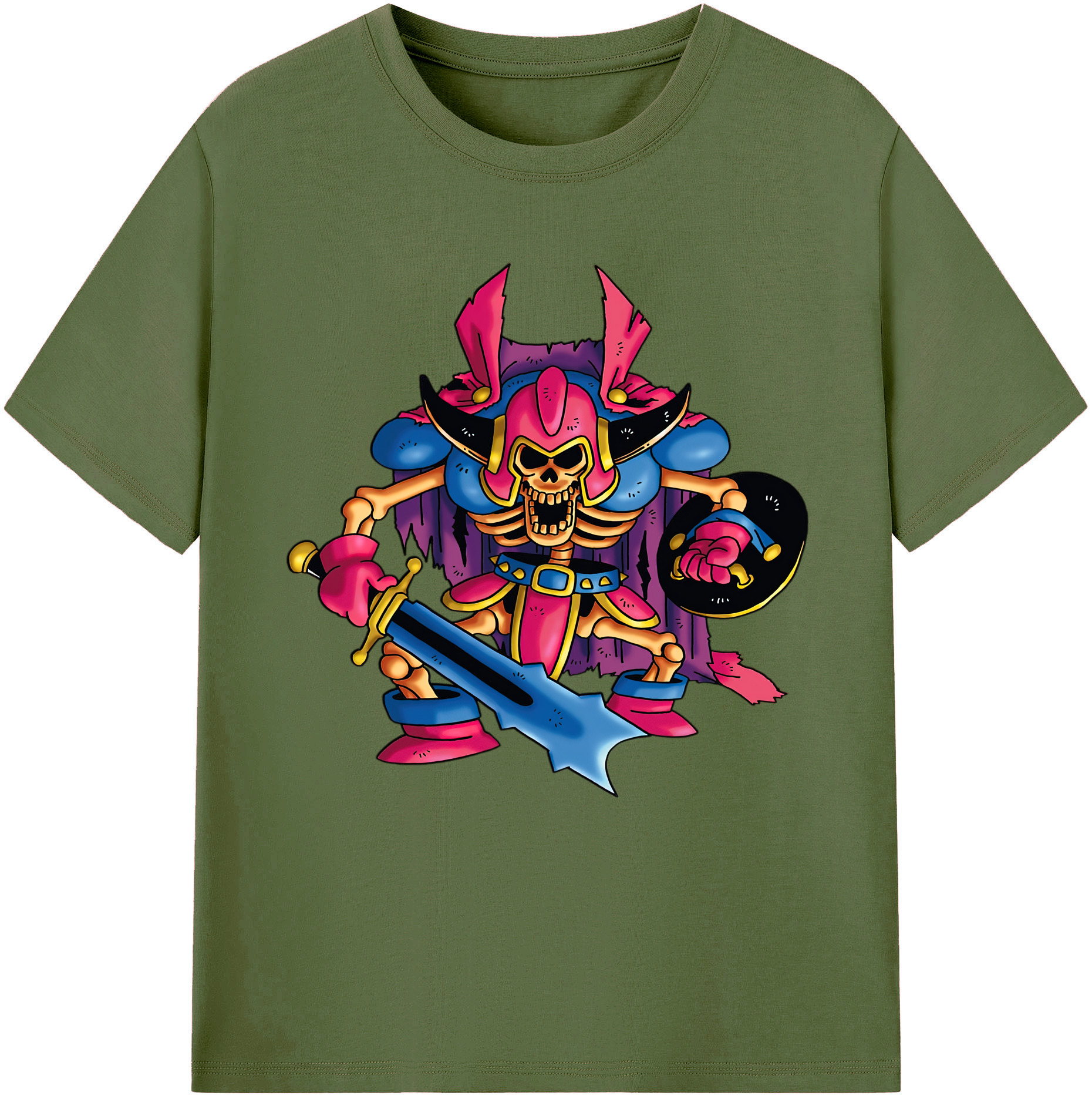 （画像用） ドラゴンクエスト Doragon Kuesuto Dragon Quest 綿100％半袖Tシャツ（フロントプリント）
